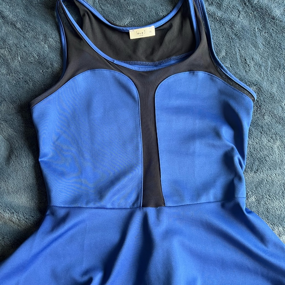 Top blue and black